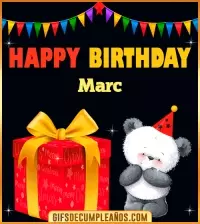 GIF Happy Birthday Marc